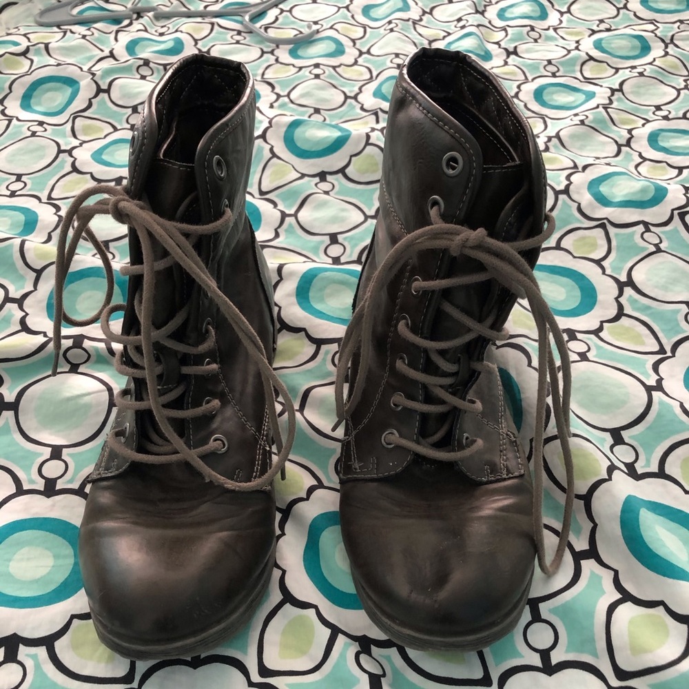 Nine West Combat boots